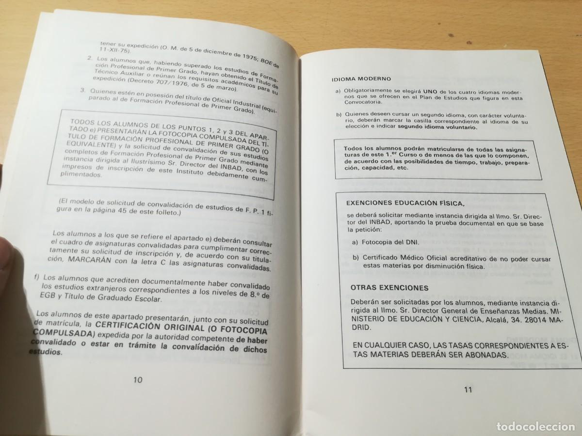 Libros de segunda mano: CURSO 86-87 BUP / / ALL-95 - Foto 10