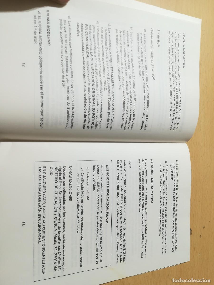 Libros de segunda mano: CURSO 86-87 BUP / / ALL-95 - Foto 11