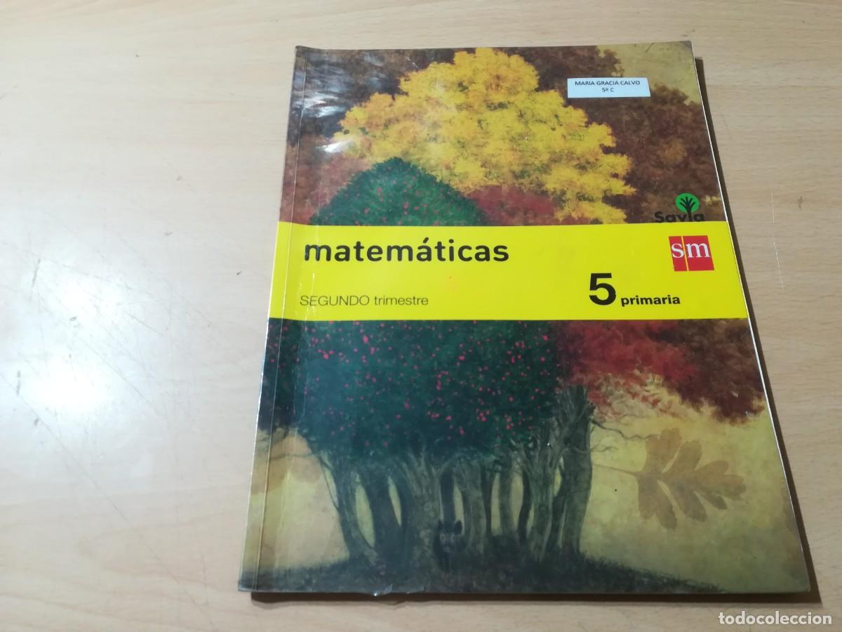Libros de segunda mano: MATEMATICAS 5&ordm; PRIMARIA 2&ordm;TRIM / SM / AO-16 - Foto 3