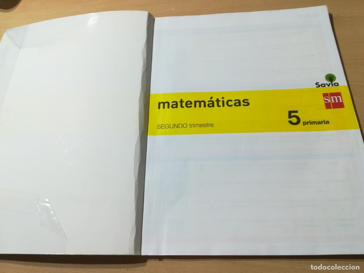 Libros de segunda mano: MATEMATICAS 5&ordm; PRIMARIA 2&ordm;TRIM / SM / AO-16 - Foto 4