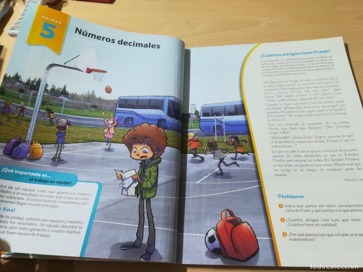 Libros de segunda mano: MATEMATICAS 5&ordm; PRIMARIA 2&ordm;TRIM / SM / AO-16 - Foto 8
