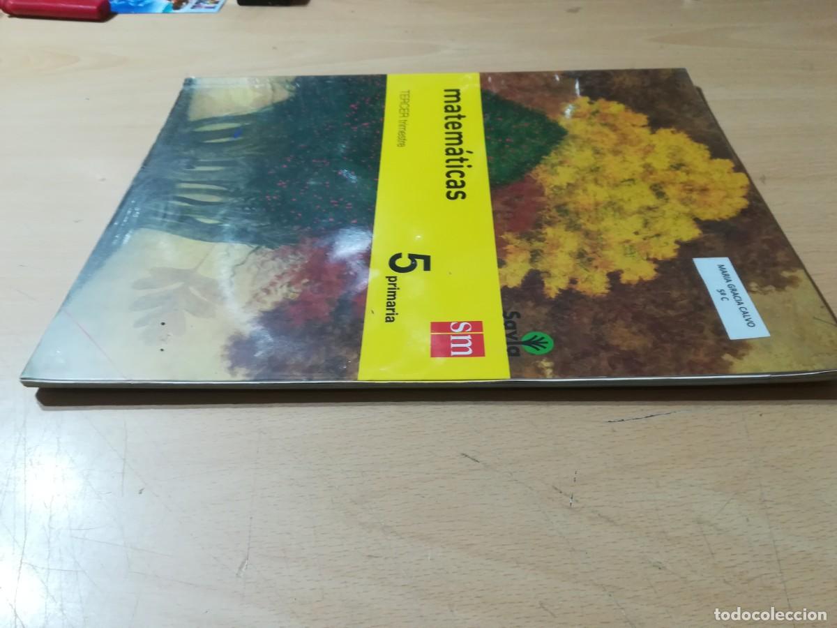 Libros de segunda mano: MATEMATICAS 5&ordm; PRIMARIA 3&ordm; TRIM / SM / AO-16 - Foto 3
