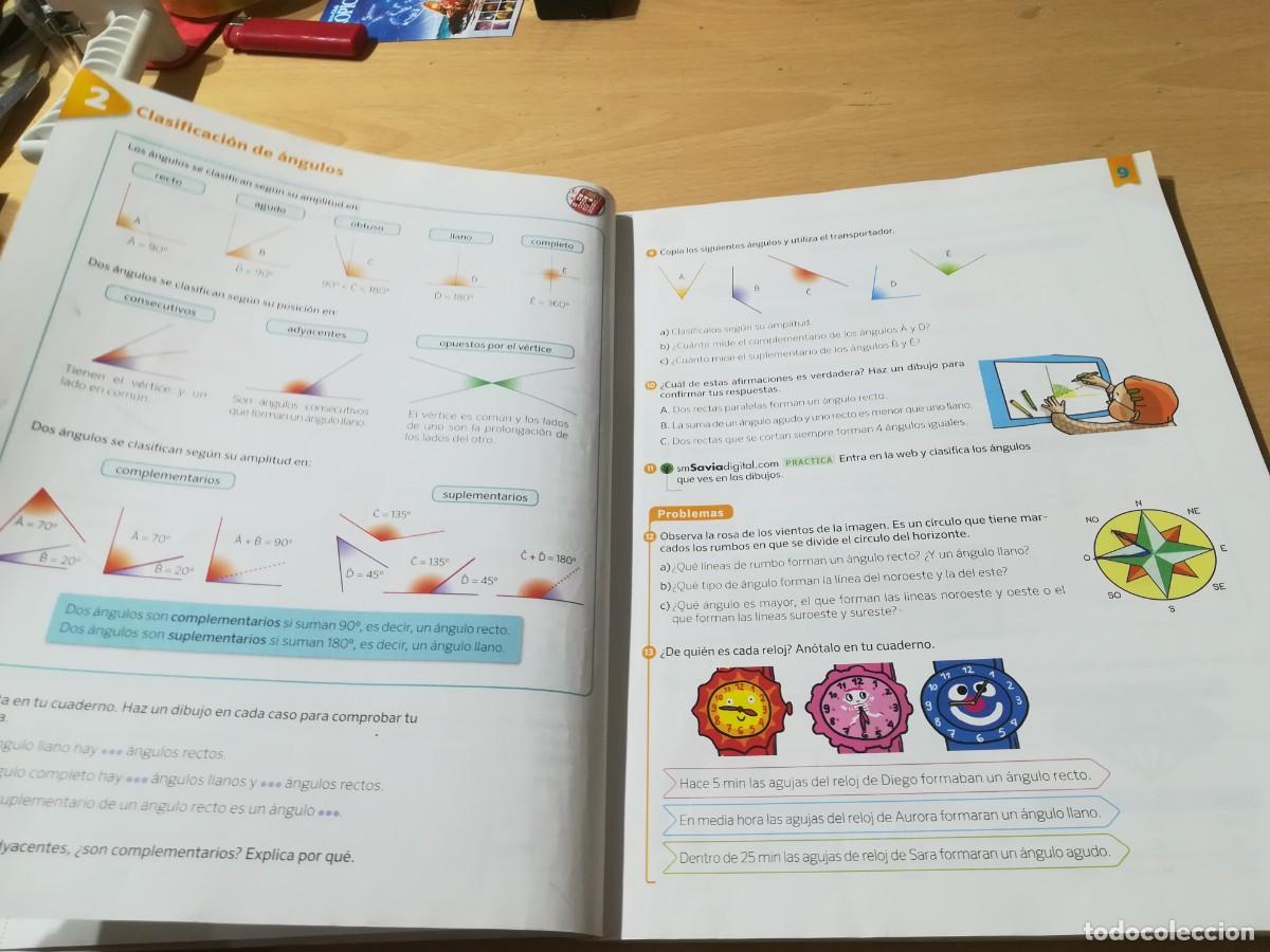 Libros de segunda mano: MATEMATICAS 5&ordm; PRIMARIA 3&ordm; TRIM / SM / AO-16 - Foto 9