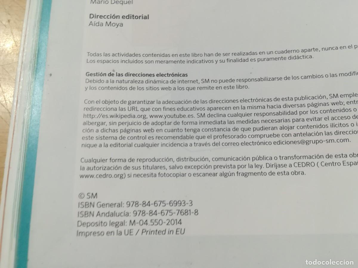 Libros de segunda mano: MATEMATICAS 5&ordm; PRIMARIA 3&ordm; TRIM / SM / AO-16 - Foto 11