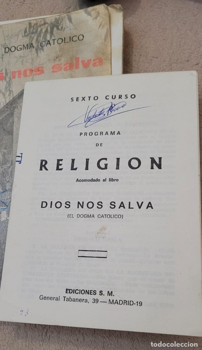 Libros de segunda mano: Libro Dios nos salva religi&oacute;n El dogma cat&oacute;lico Ediciones S.M. de 1966 - Foto 3