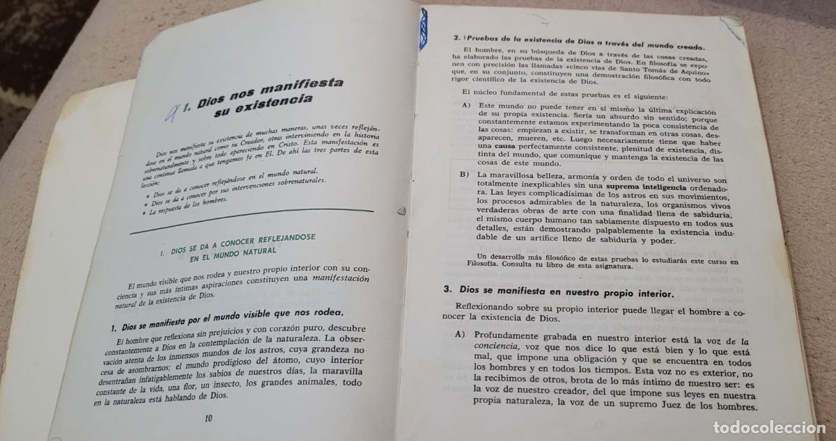 Libros de segunda mano: Libro Dios nos salva religi&oacute;n El dogma cat&oacute;lico Ediciones S.M. de 1966 - Foto 5