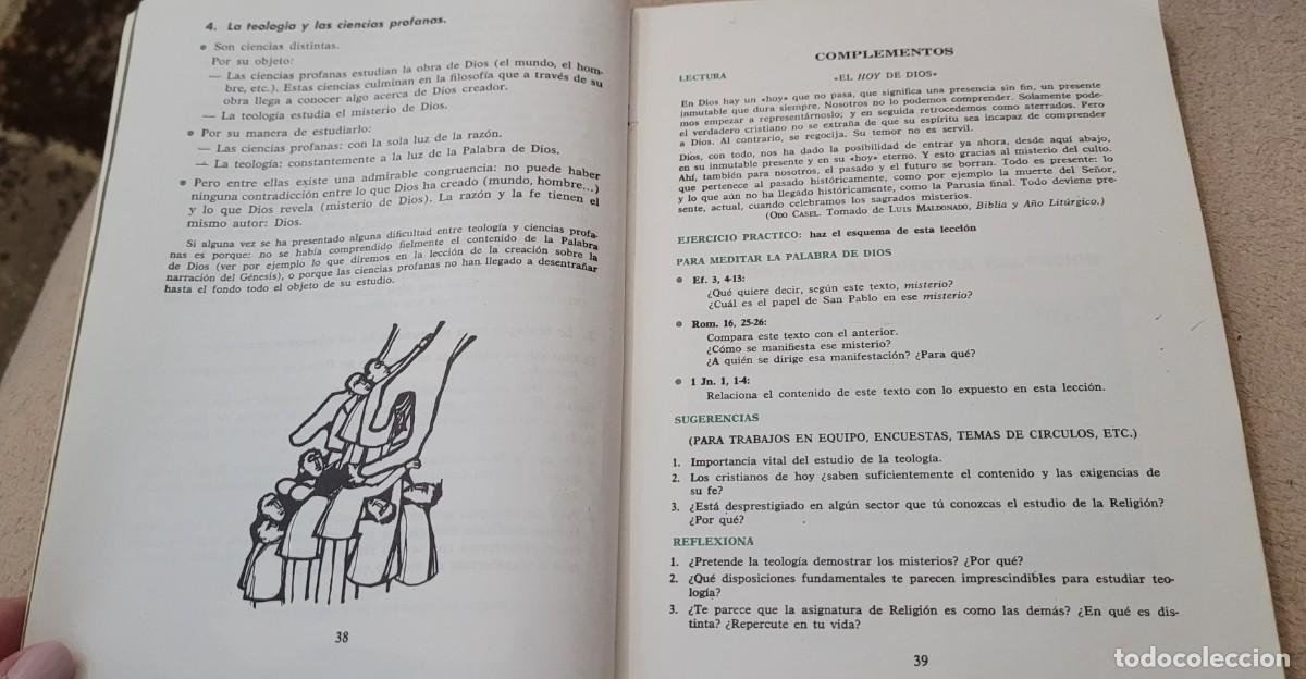 Libros de segunda mano: Libro Dios nos salva religi&oacute;n El dogma cat&oacute;lico Ediciones S.M. de 1966 - Foto 8