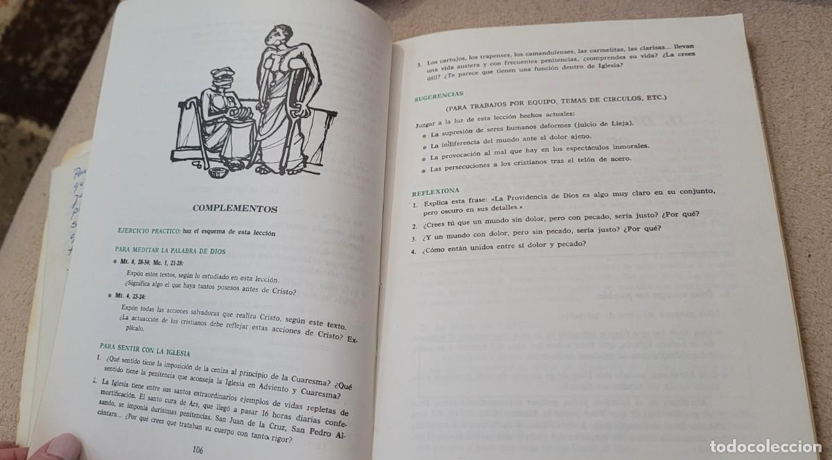 Libros de segunda mano: Libro Dios nos salva religi&oacute;n El dogma cat&oacute;lico Ediciones S.M. de 1966 - Foto 12