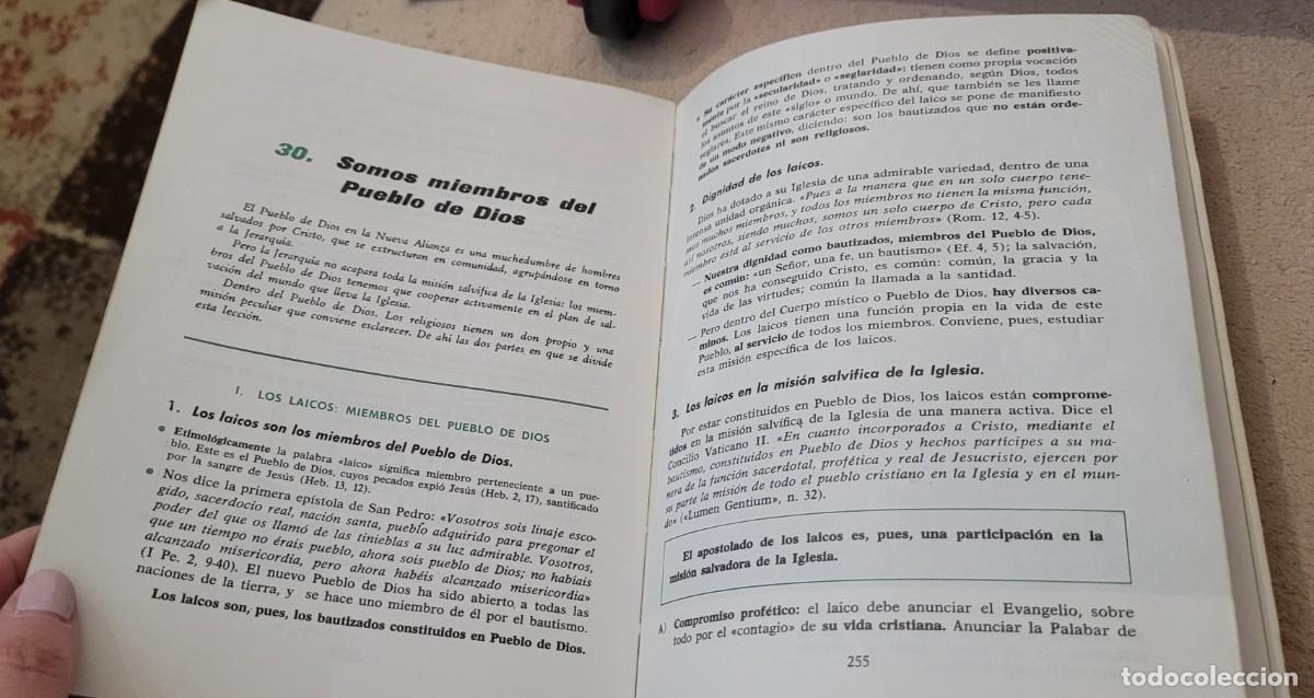 Libros de segunda mano: Libro Dios nos salva religi&oacute;n El dogma cat&oacute;lico Ediciones S.M. de 1966 - Foto 21