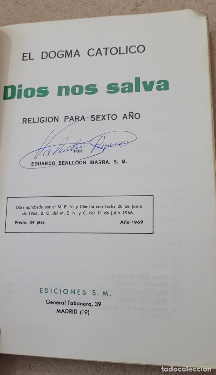 Libros de segunda mano: Libro Dios nos salva religi&oacute;n El dogma cat&oacute;lico Ediciones S.M. de 1966 - Foto 25