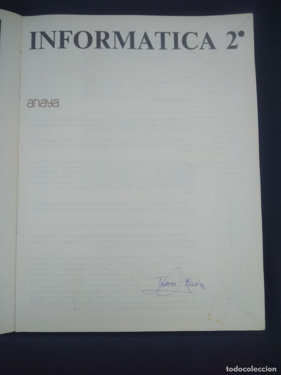 Libros de segunda mano: Libro Informatica 2 F.P Anaya - Foto 6