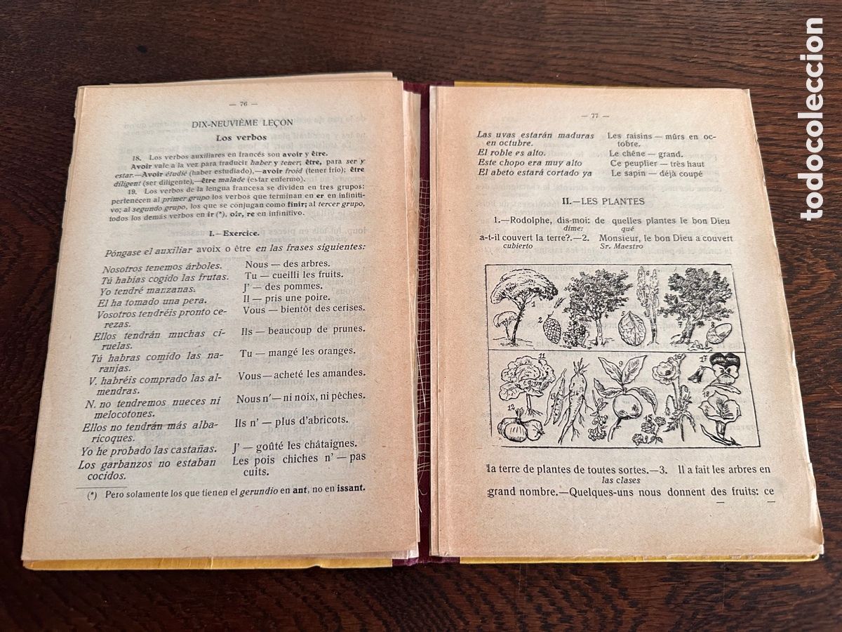 Libros de segunda mano: LENGUA FRANCESA PRIMER CURSO 1952 EDICIONES BRU&Ntilde;O - Foto 5