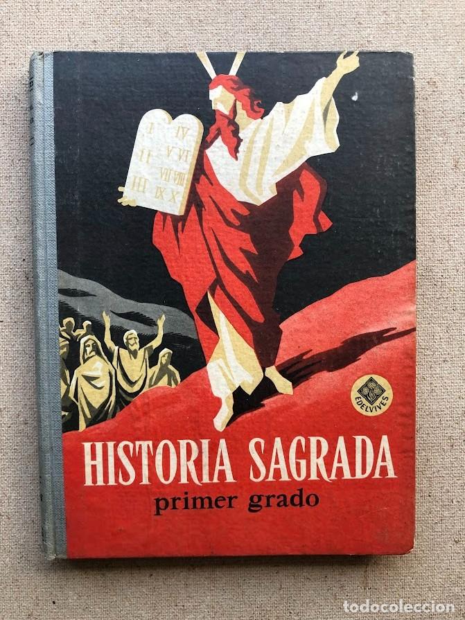 Libros de segunda mano: Historia Sagrada Primer Grado / Edelvives / - Foto 1