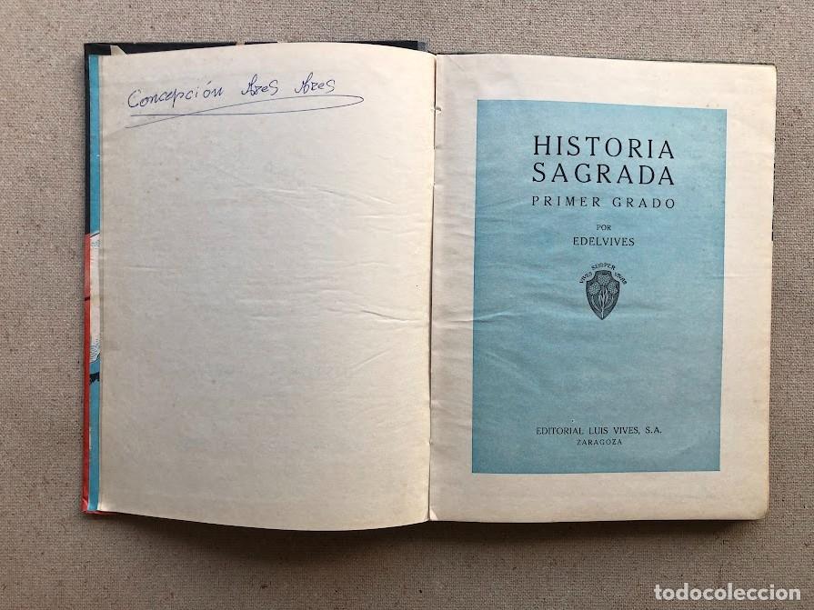 Libros de segunda mano: Historia Sagrada Primer Grado / Edelvives / - Foto 7