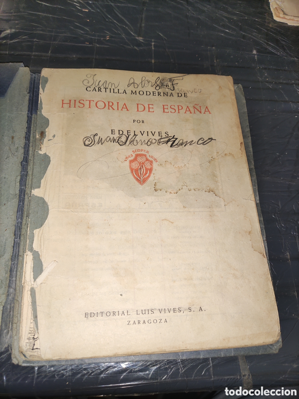 Libros de segunda mano: Cartilla Moderna de Historia de Espa&ntilde;a - Foto 3