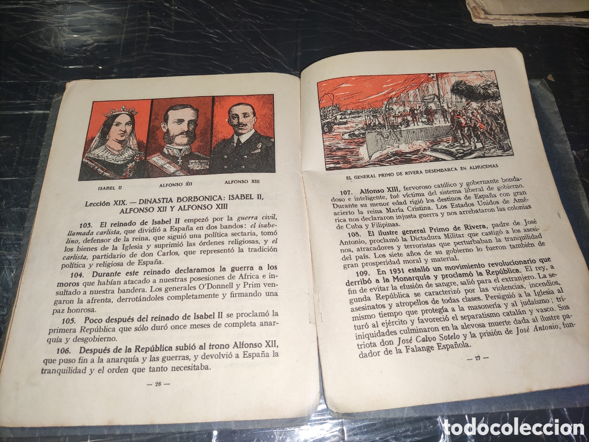 Libros de segunda mano: Cartilla Moderna de Historia de Espa&ntilde;a - Foto 6