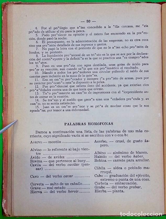 Libros de segunda mano: Curso pr&aacute;ctico de ortograf&iacute;a - Jos&eacute; Gard&oacute; - Foto 5