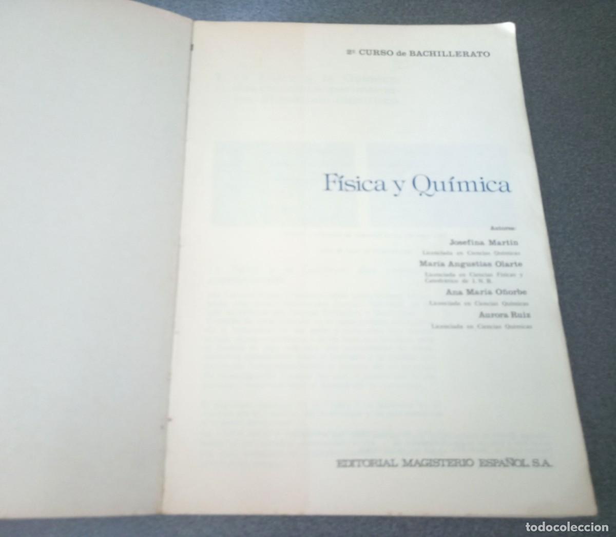 Libros de segunda mano: Fisica Y Quimica 2 Bachillerato - Foto 3