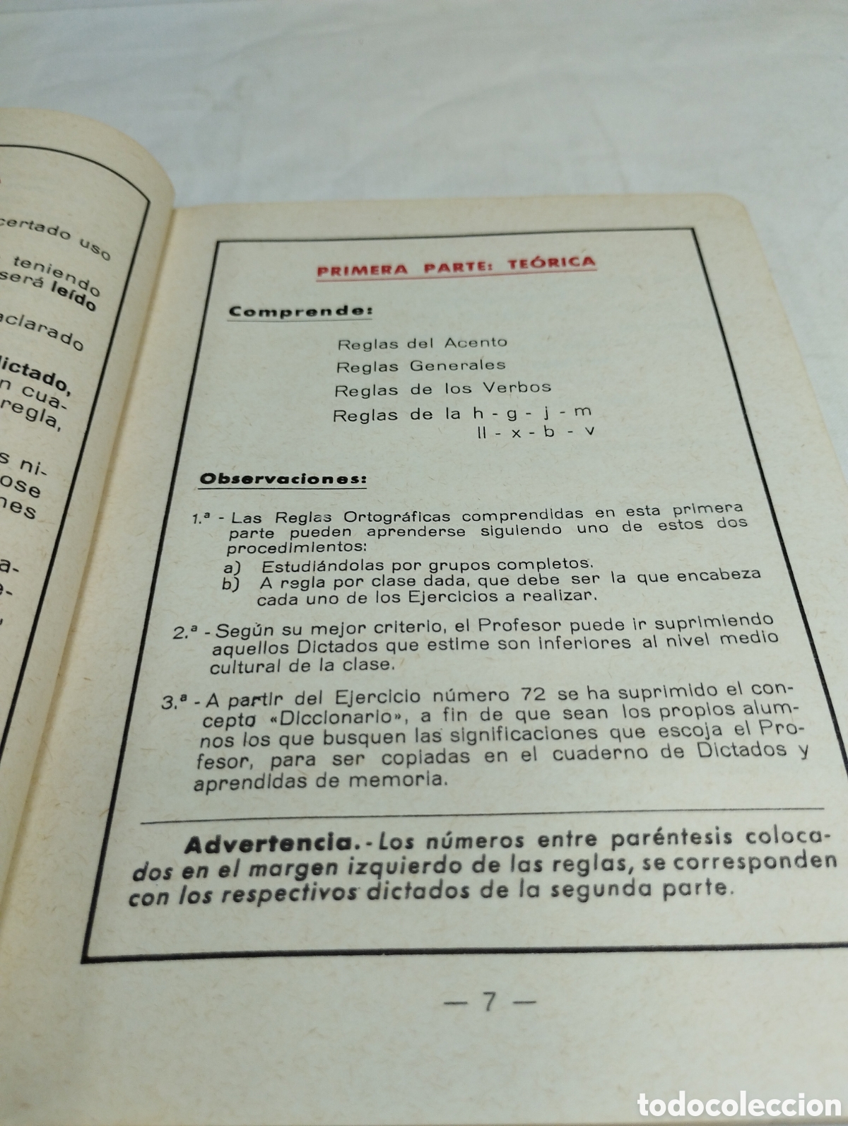Libros de segunda mano: Breve ortograf&iacute;a escolar. Manuel Bustos Sousa KKB - Foto 3