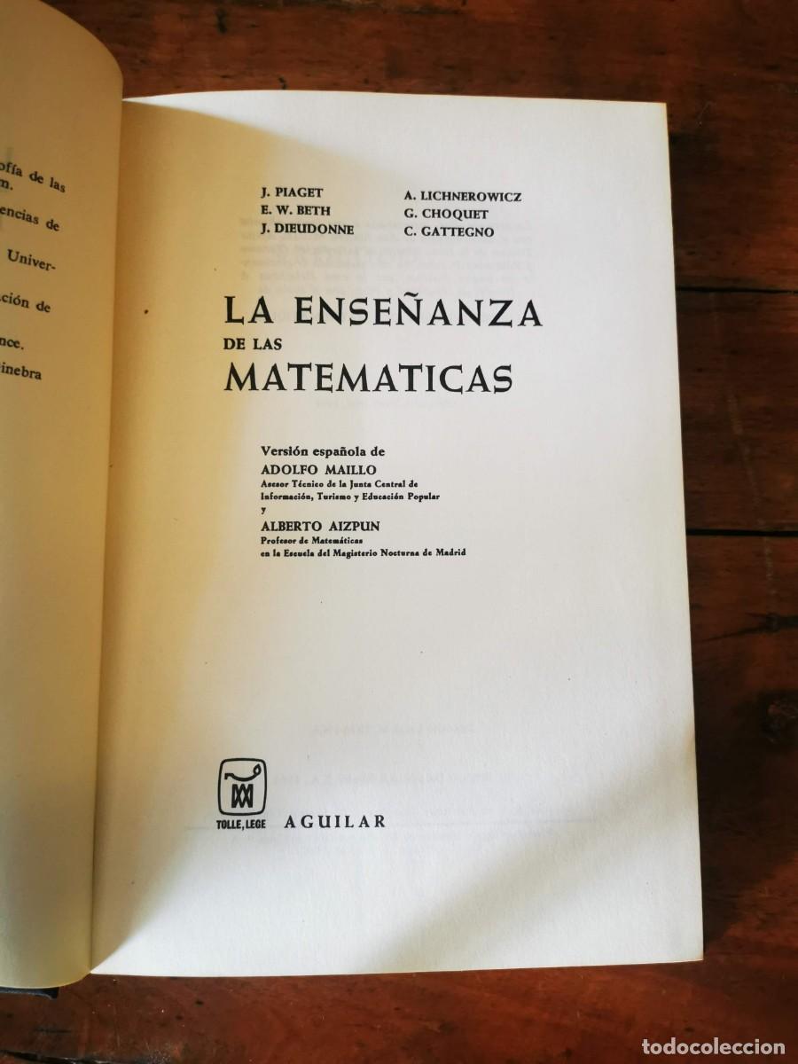 Libros de segunda mano: La ENSE&Ntilde;ANZA de las Matem&aacute;ticas - Foto 2