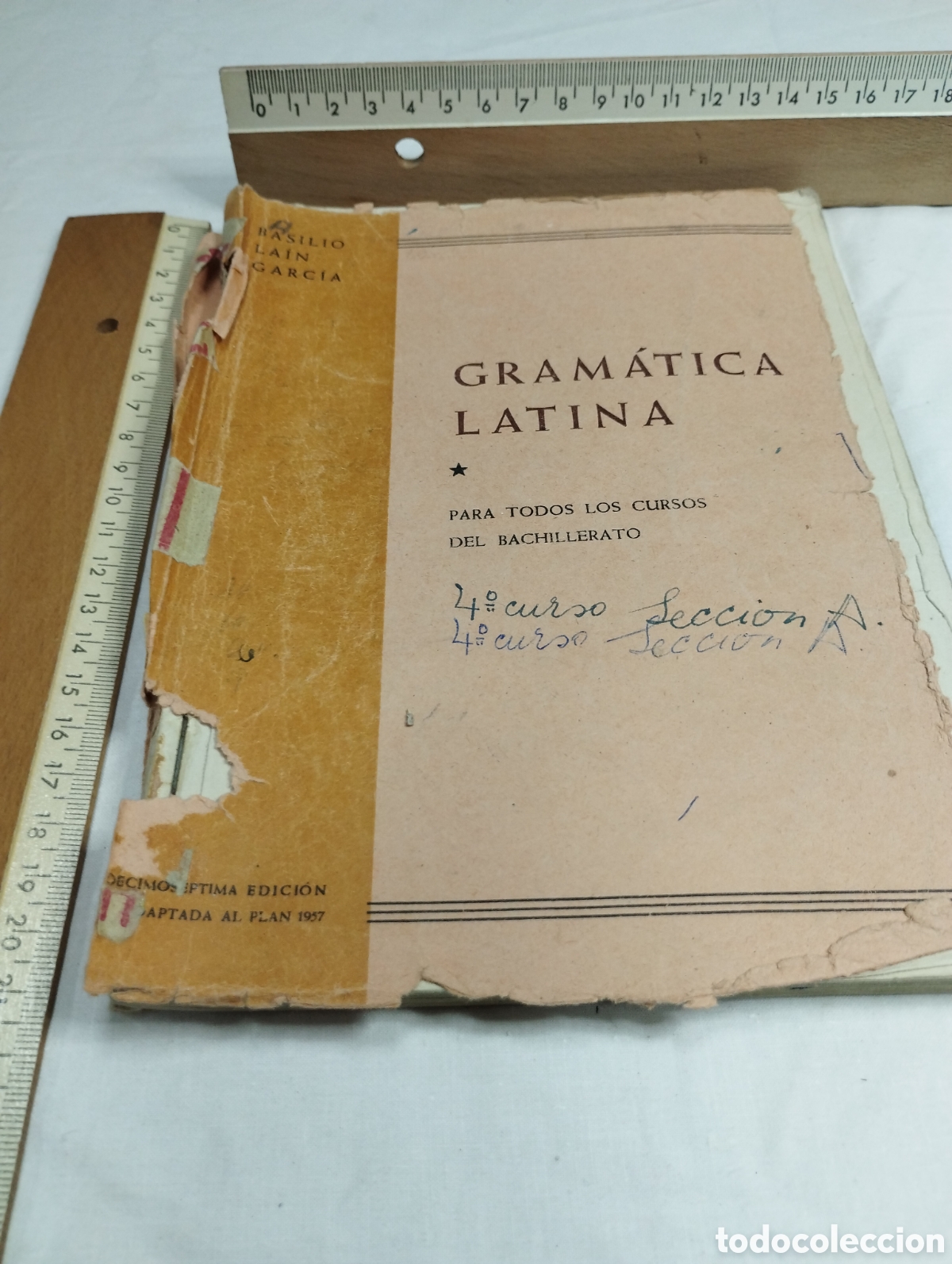 Libros de segunda mano: Gram&aacute;tica latina. Basilio Lain, 1959 KKB - Foto 1