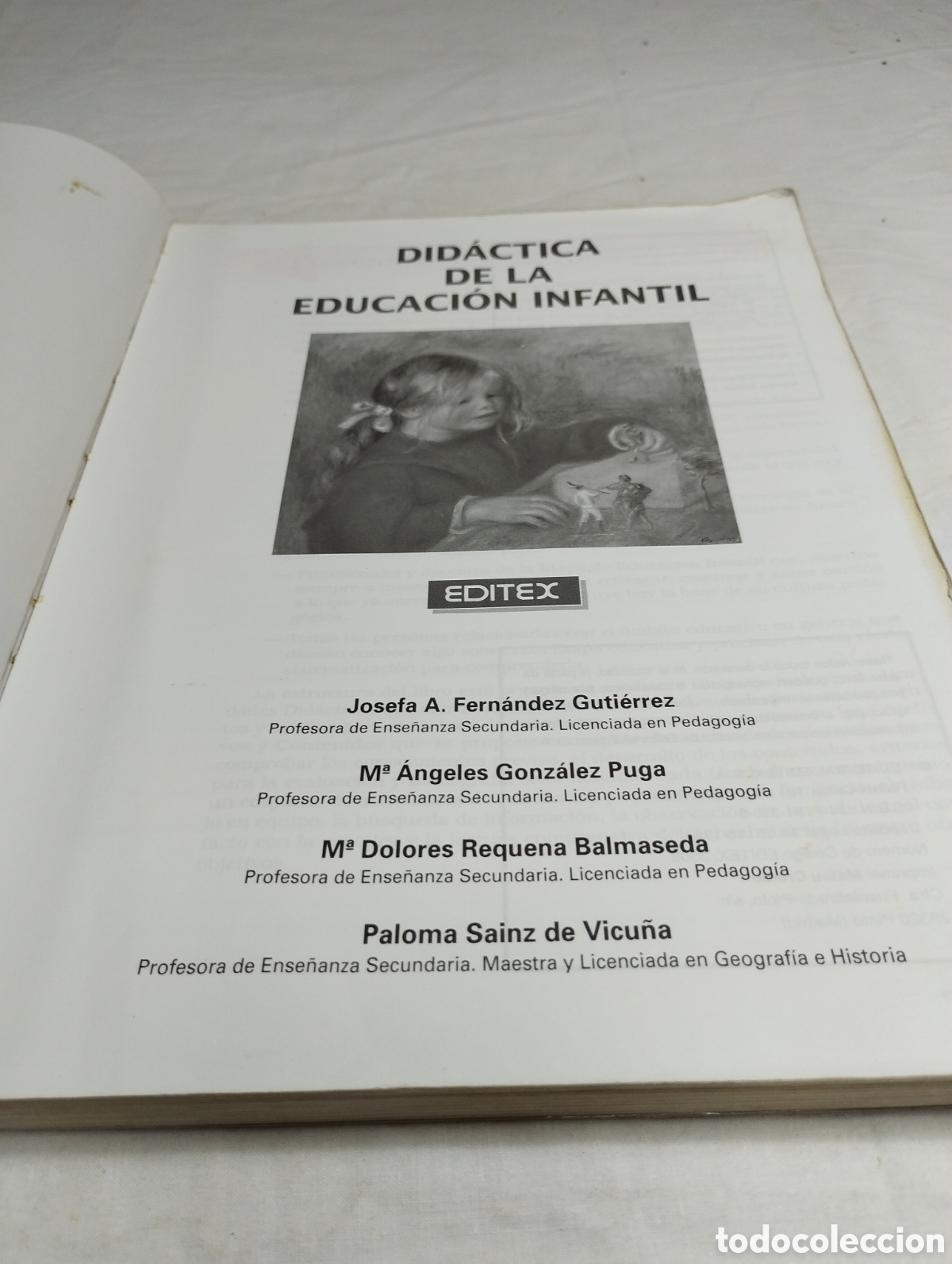 Libros de segunda mano: Did&aacute;ctica de la educaci&oacute;n infantil. Editex, 1994 KKB - Foto 3