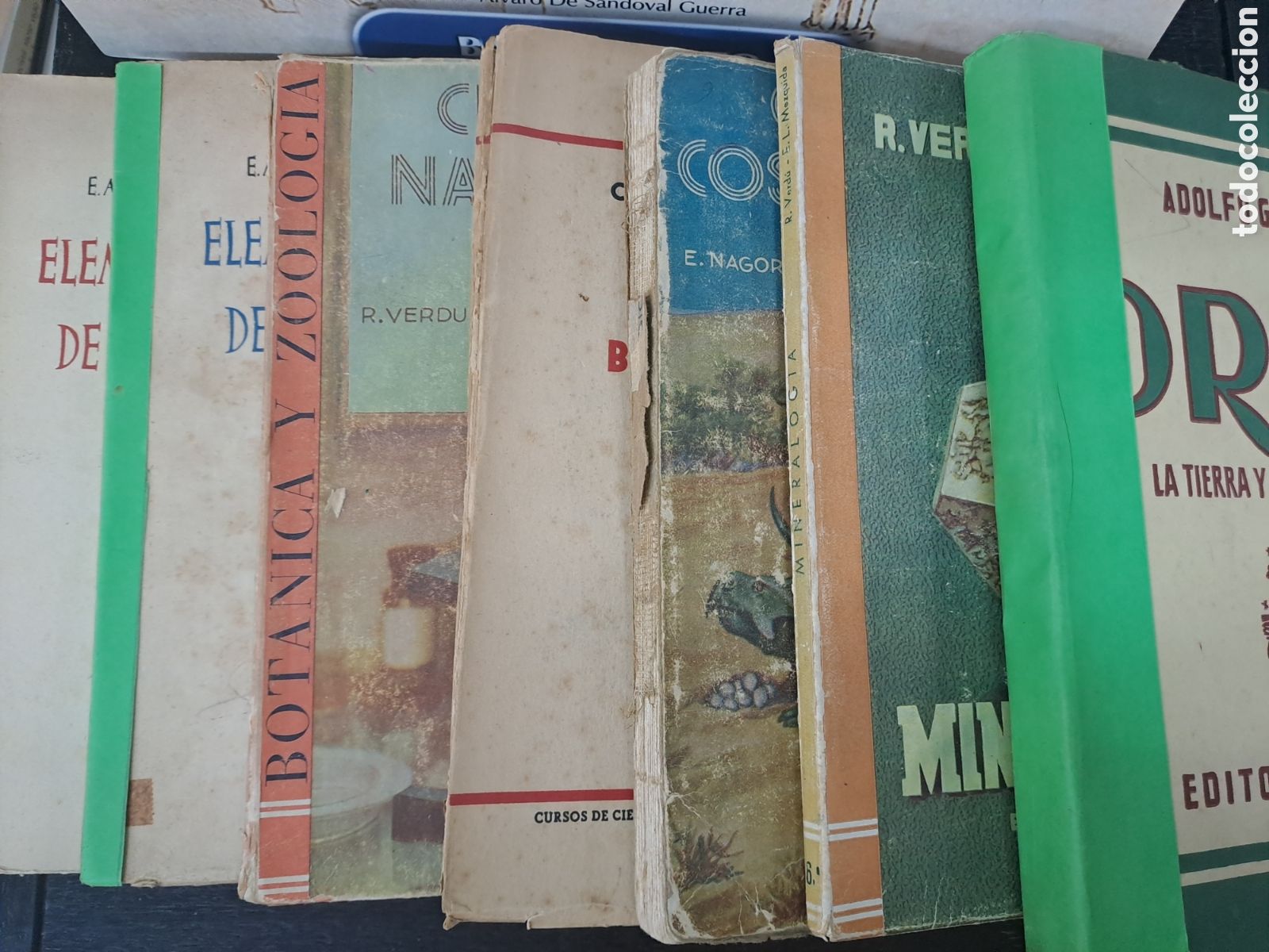 Libri di seconda mano: Libros texto antiguos ciencias naturales bot&aacute;nica zoolog&iacute;a geolog&iacute;a cosmologia biolog&iacute;a mineralog&iacute;a