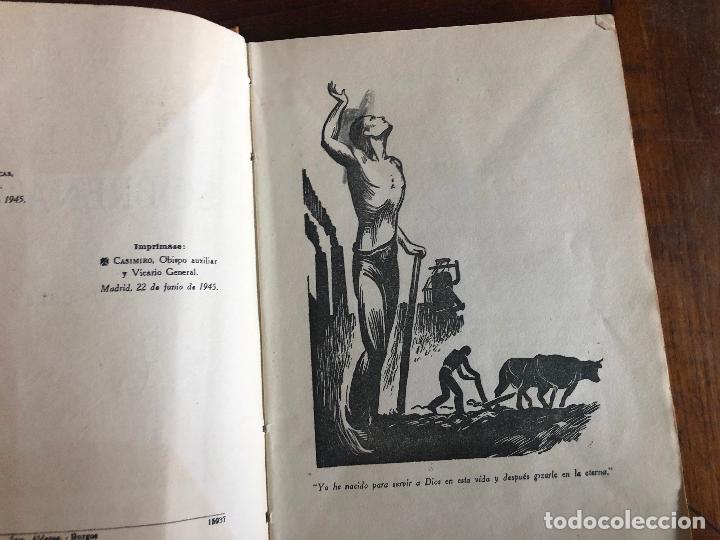 Libros de segunda mano: libro escolar, vida sobrenatural, septimo curso , 1945 Textos E. P. - Foto 3