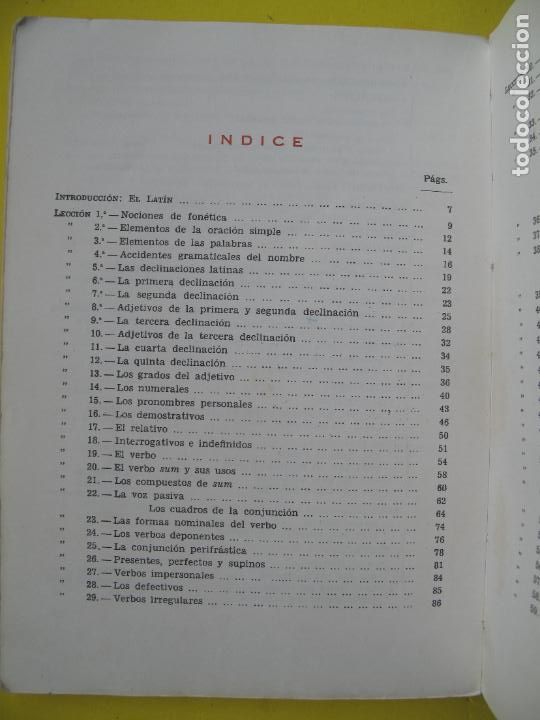 Libros de segunda mano: GRAM&Aacute;TICA LATINA .- F.G. DEL R&Iacute;O .- EDICIONES S.M.- - Foto 2