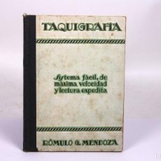 Libros de segunda mano: ANTIGUO LIBRO - MÉTODO TAQUIGRAFÍA / RÓMULO G. MENDOZA - SEGUNDA EDICIÓN 1931 - COLECCIÓN MAGISTER