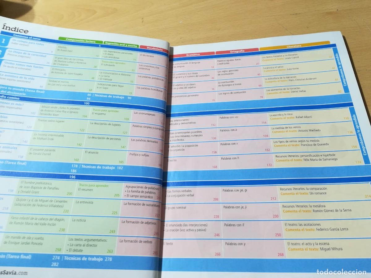 Libros de segunda mano: LENGUA 5&ordm;PRIMARIA 2&ordm; TRIMESTRE / / AO-63 / SM - Foto 5