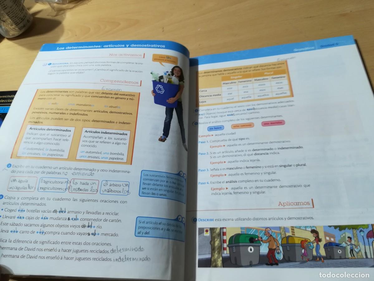 Libros de segunda mano: LENGUA 5&ordm;PRIMARIA 2&ordm; TRIMESTRE / / AO-63 / SM - Foto 8