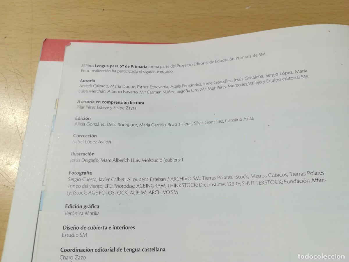 Libros de segunda mano: LENGUA 5&ordm;PRIMARIA 2&ordm; TRIMESTRE / / AO-63 / SM - Foto 15