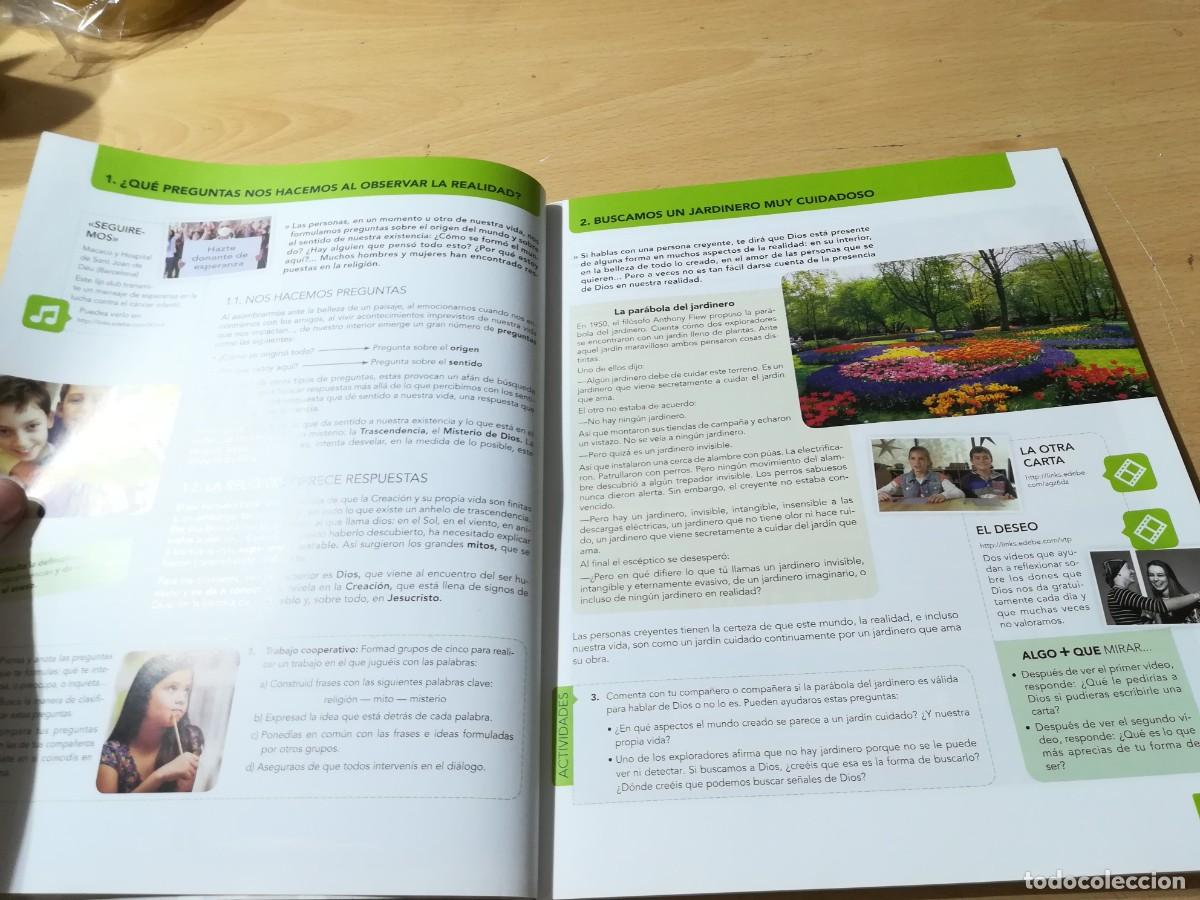 Libros de segunda mano: RELIGION CATOLICA 1&ordm;ESO / / AO-63 / EDEBE - Foto 9