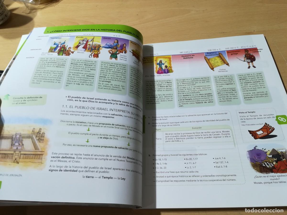 Libros de segunda mano: RELIGION CATOLICA 1&ordm;ESO / / AO-63 / EDEBE - Foto 10