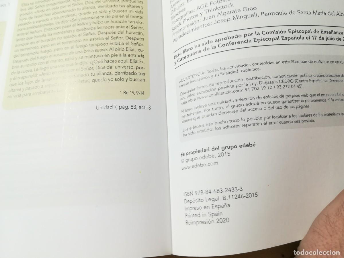 Libros de segunda mano: RELIGION CATOLICA 1&ordm;ESO / / AO-63 / EDEBE - Foto 14