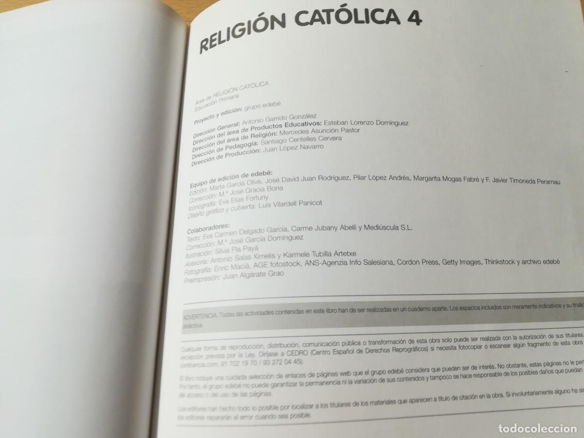 Libros de segunda mano: RELIGION CATOLICA 4&ordm;PRIMARIA / / AO-63 / EDEBE - Foto 12