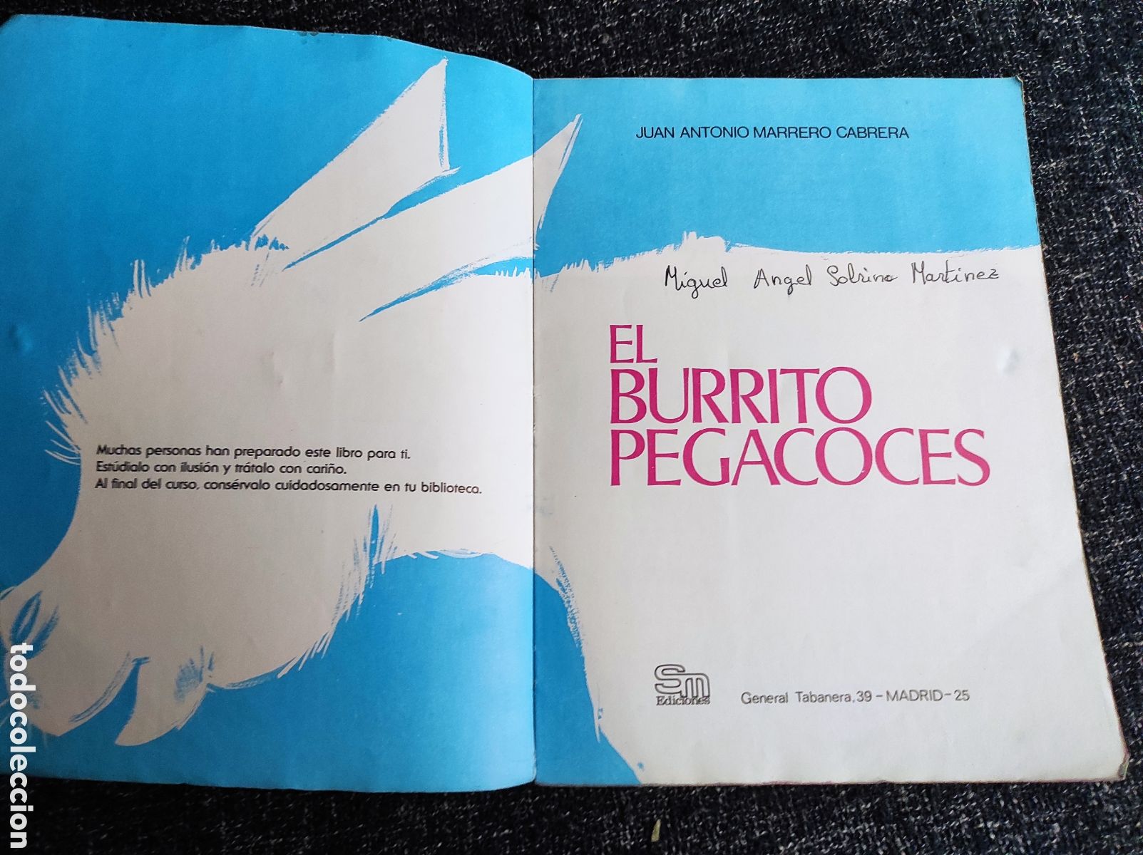 Libros de segunda mano: EL BURRITO PEGACOCES - LIBRO DE LECTURAS -ed. EDICIONES SM - 1983 - Foto 3