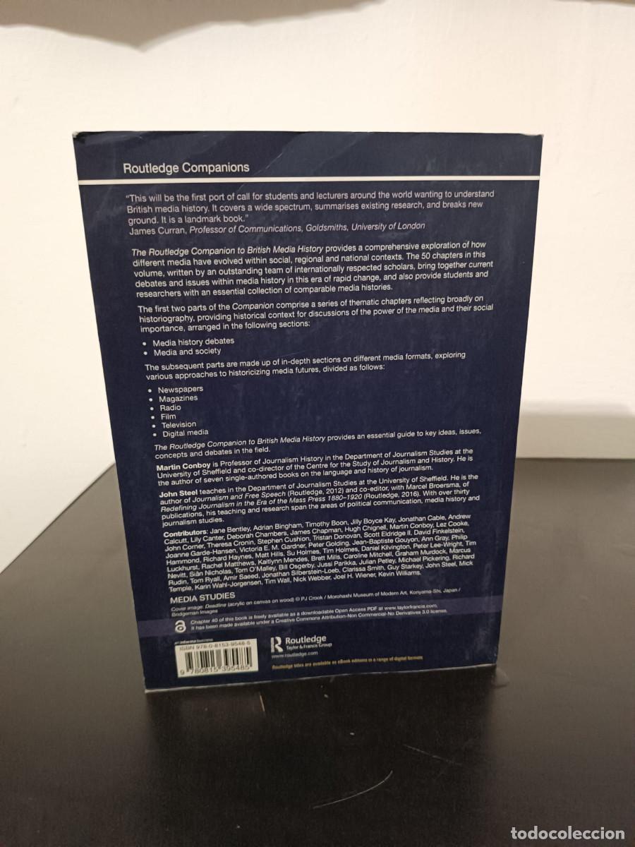 Libros de segunda mano: BRITISH MEDIA HISTORY - ROUTLEDGE 2018 - ESTUDIOS INGLESES - Foto 3