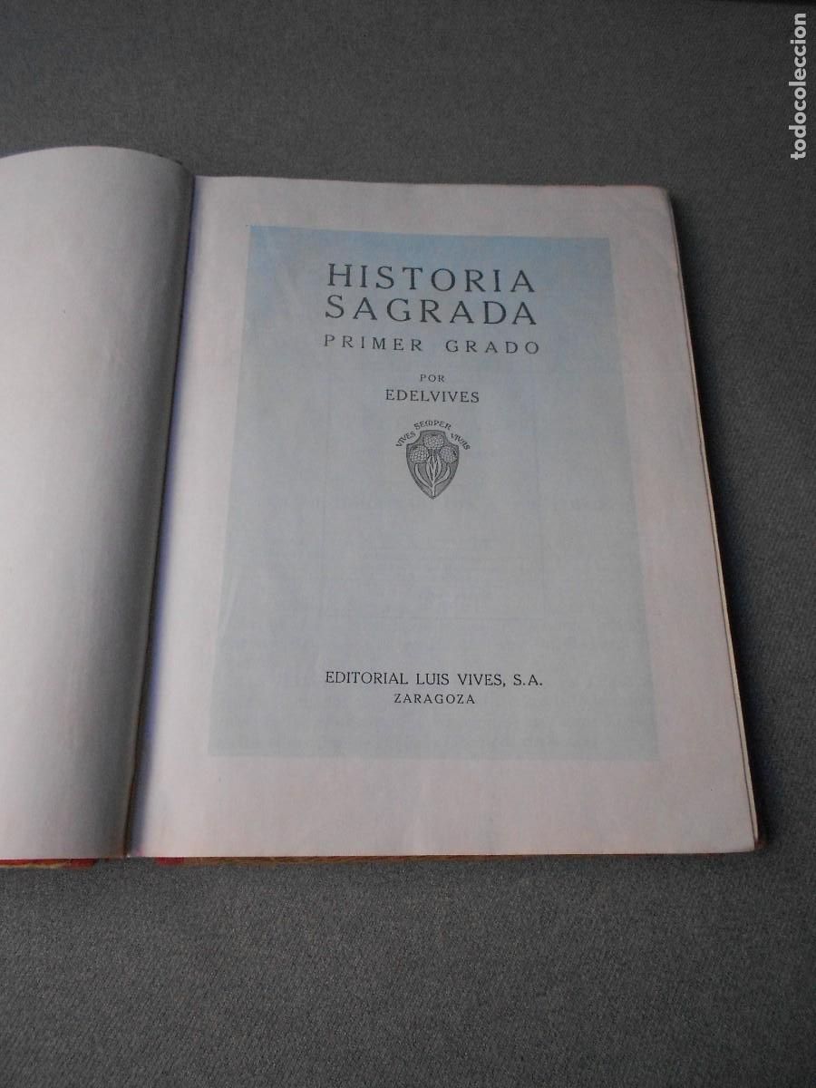 Libros de segunda mano: HISTORIA SAGRADA - Foto 3