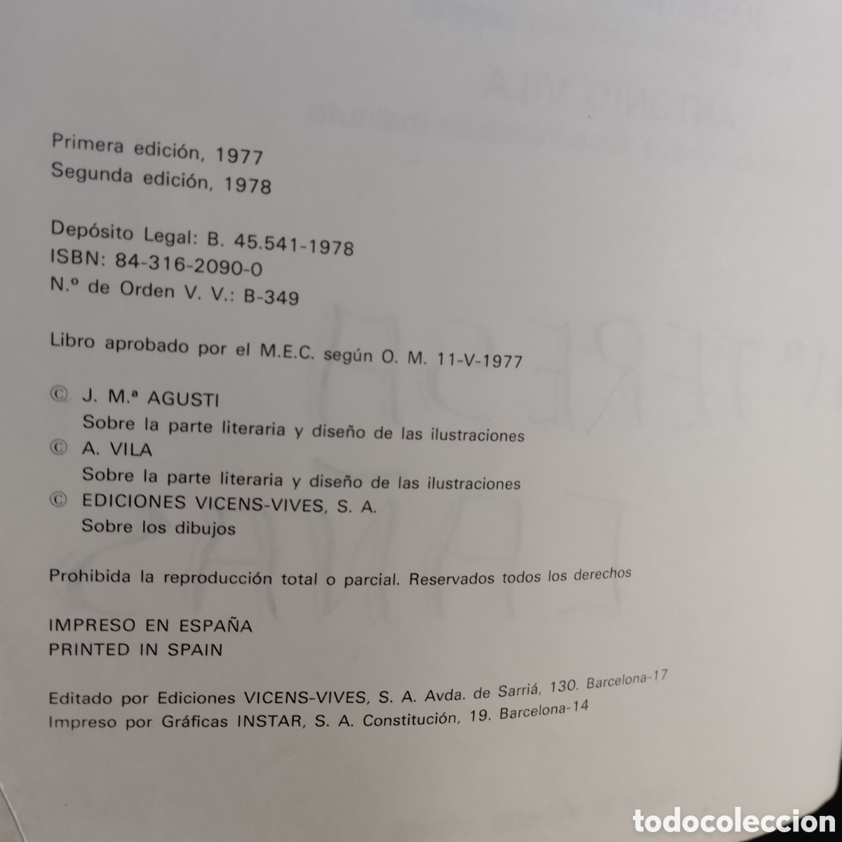 Libros de segunda mano: MATEM&Aacute;TICAS INTEGRAL BUP CURSO 3, 1978 EDITORIAL VICENS VIVES - Foto 9