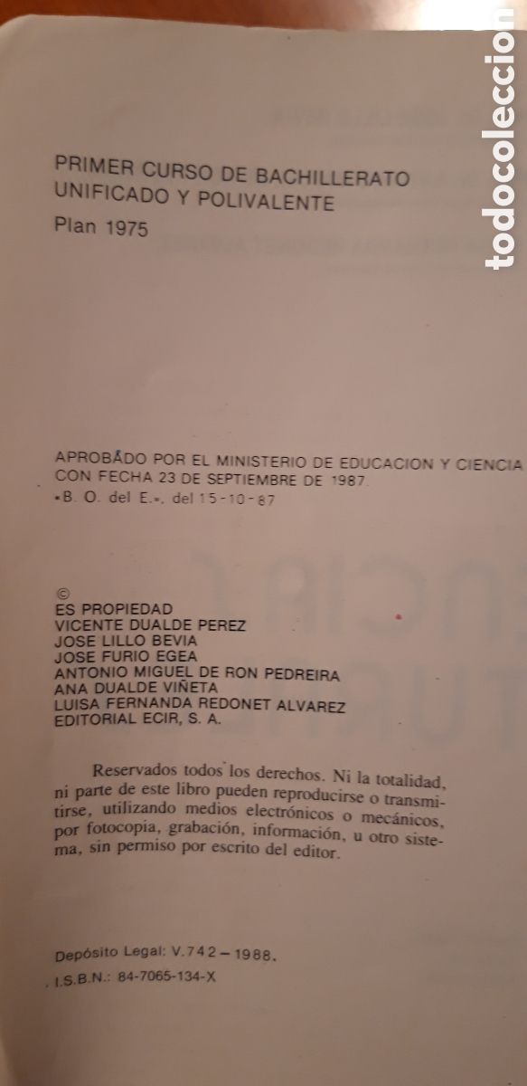 Libros de segunda mano: CIENCIAS NATURALES - 1 BUP - ECIR - Foto 7