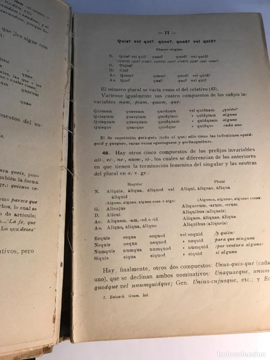 Libros de segunda mano: LIBRO. Gram&aacute;tica latina. Antonio Reixach. - Foto 2