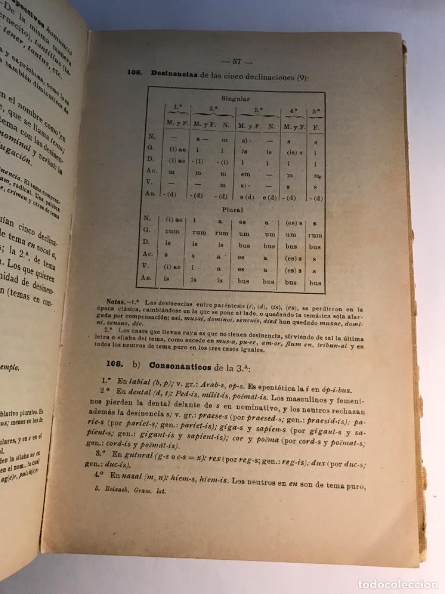 Libros de segunda mano: LIBRO. Gram&aacute;tica latina. Antonio Reixach. - Foto 3