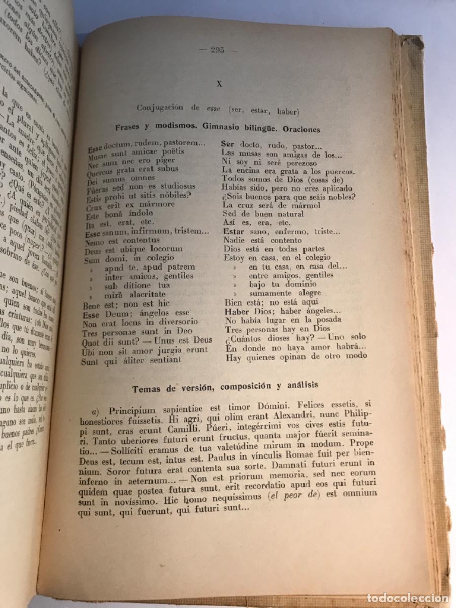 Libros de segunda mano: LIBRO. Gram&aacute;tica latina. Antonio Reixach. - Foto 5