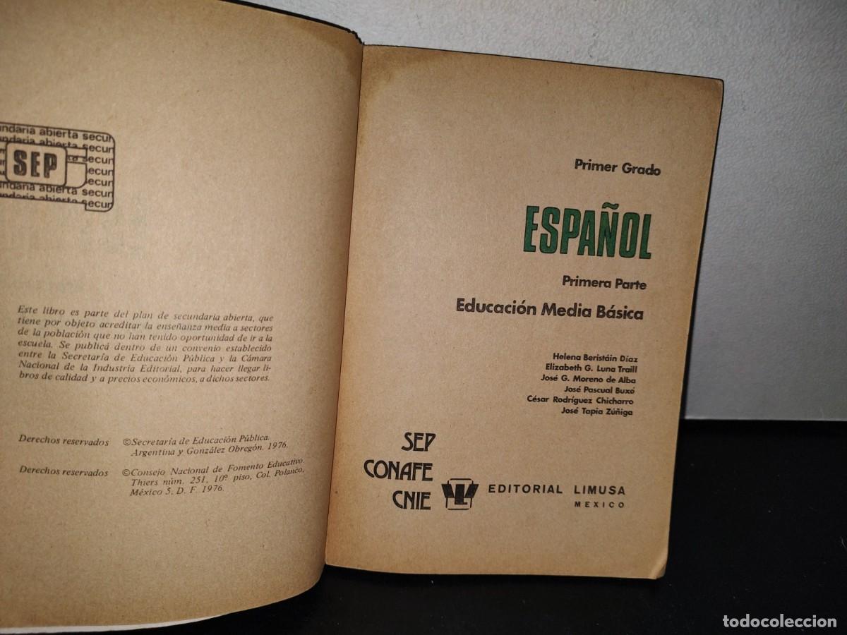 Libros de segunda mano: 76- ESPA&Ntilde;OL PRIMER GRADO. SEP - PRIMERA PARTE - 1978 - Foto 3