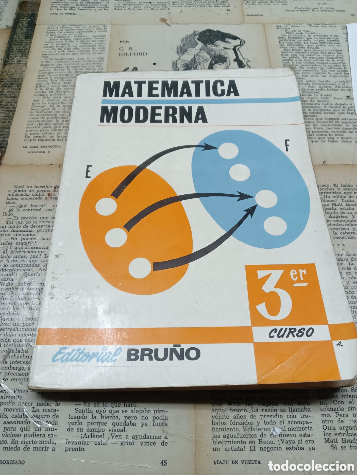 Libros de segunda mano: Matematica Moderna 3 Curso. Bru&ntilde;o - Foto 1