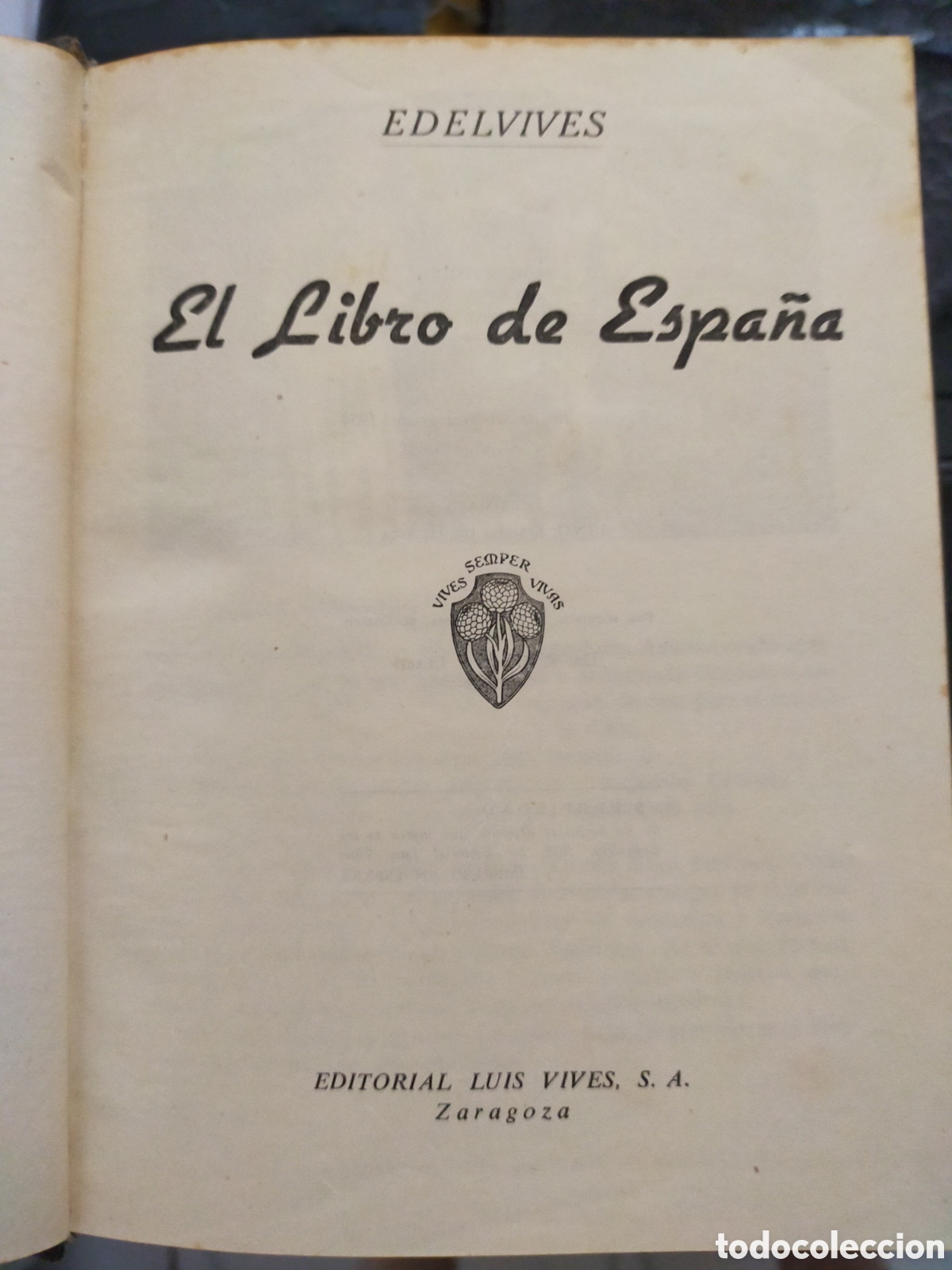 Libros de segunda mano: EL LIBRO DE ESPA&Ntilde;A LUIS VIVES EDELVIVES 1954 - Foto 3