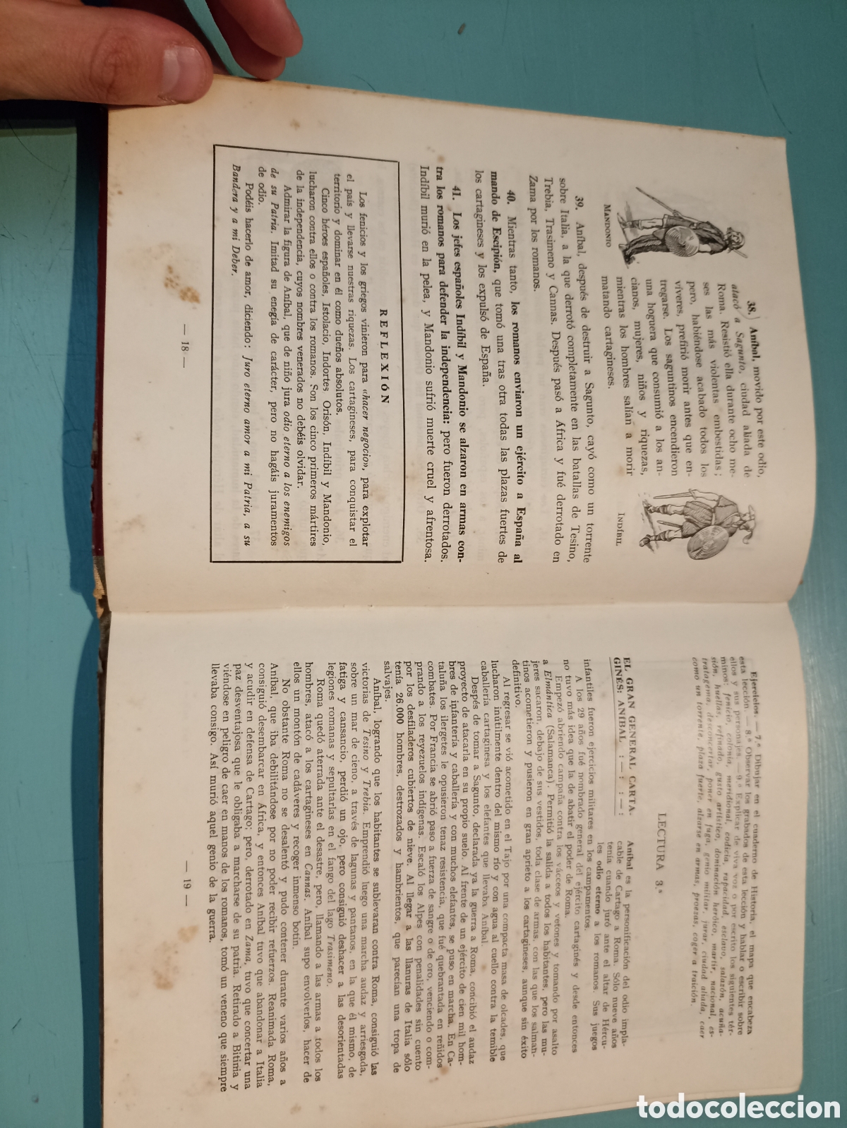 Libros de segunda mano: Historia de Espa&ntilde;a. Nihil Obstat. Zaragoza 1952 - Foto 3