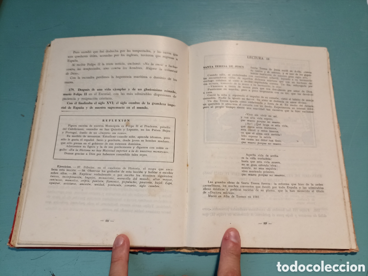 Libros de segunda mano: Historia de Espa&ntilde;a. Nihil Obstat. Zaragoza 1952 - Foto 4